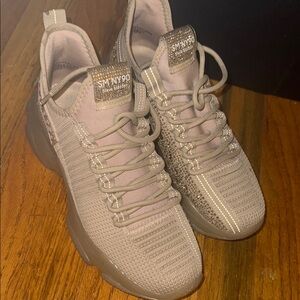 Steve Madden gold sparkle sneakers